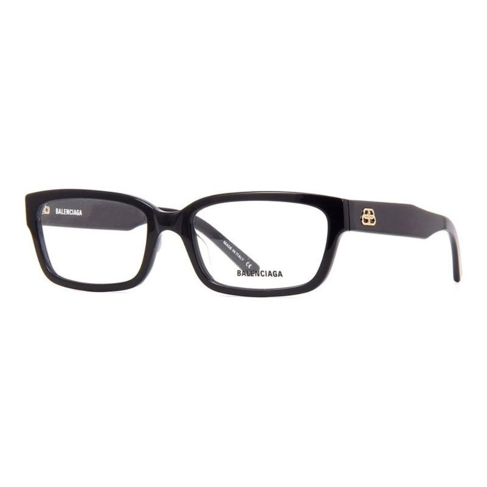 NEW BALENCIAGA EYEGLASSES BLACK WOMEN SQUARE EYEWEAR